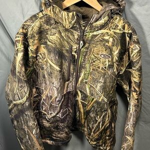 Drake Waterfowl MST Hole Shot Hoodie Full Zip Jacket Mossy Oak Habitat